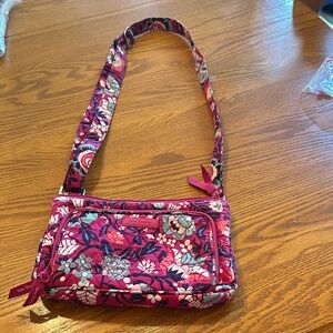 Vera Bradley Pink Floral Crossbody Bag
